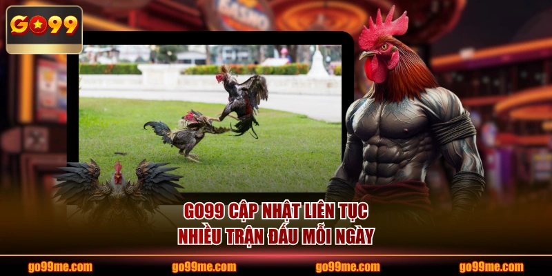 GO99 cập nhật liên tục nhiều trận đấu mỗi ngày